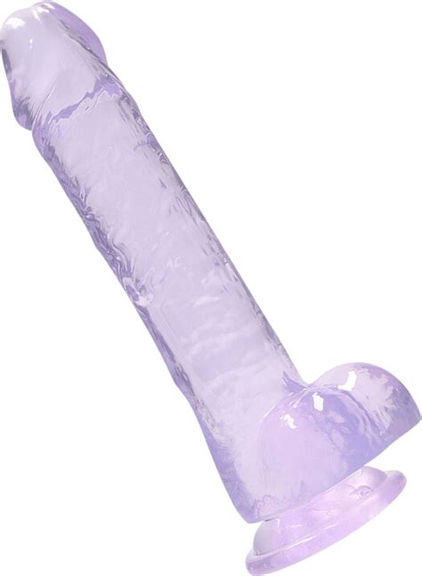 RealRock Realistic Dildo With Balls Purple 20 Cm Ab 15 86 Preisvergleich Bei Idealo De