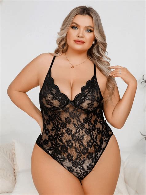 Lingerie Sexy Plus Size Compre Curvas E Plus Size Online Shein Brasil