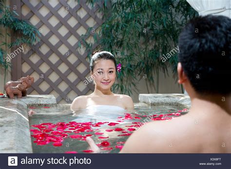 Mature Woman Hot Springs High Resolution Stock Photography And Images Alamy