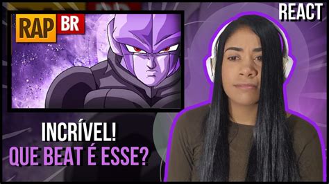 REACT Rap Do Hitto Dragon Ball Super Tauz RapTributo 10 YouTube