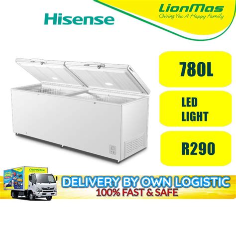 Hisense 780L Chest Freezer FC900D4BWBP Lazada