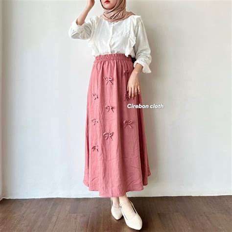 Jual Cirebon Cloth Rok Pita Coquett Coquette Skirt Bawahan Wanita