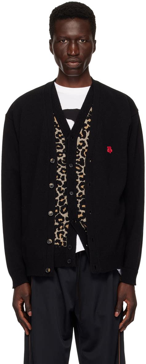 Kenzo Black Kenzo Paris Boke Flower Cardigan Kenzo