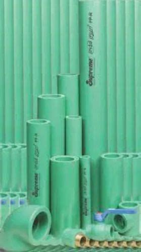 Supreme Indo Green PPR Hot And Cold Water System Pipes And Fittings