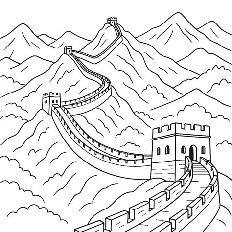 famous landmarks coloring pages  kids