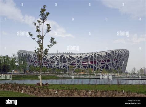 China Beijing National Stadium Birds Nest Built For The 2008