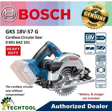 Bosch Cordless Circular Saw Gks 18v 57 G Lazada Ph