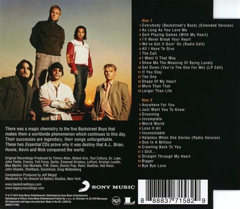 Backstreet Boys Essential Backstreet Boys Backstreet Boys