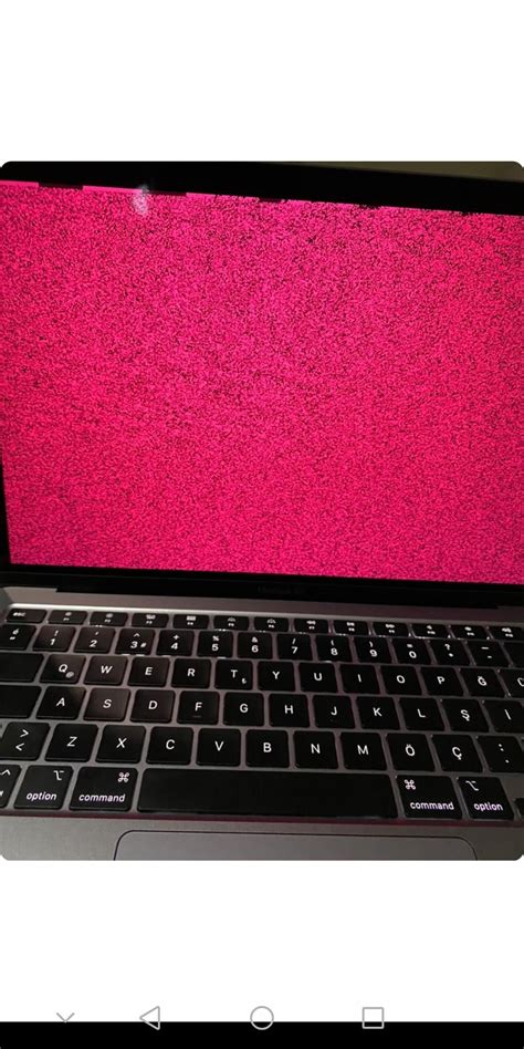 2020 Macbook Air Pink & Black static bug : applehelp