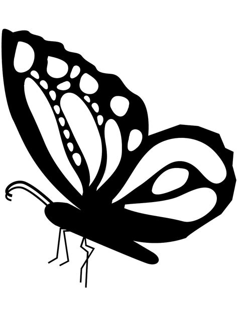Трафареты Бабочек. Скачать и распечатать трафареты Бабочек.