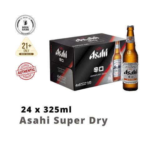 Asahi Super Dry Bottle 24 X 325ml Shopee Malaysia