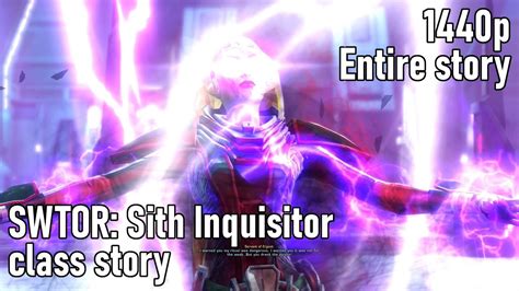 Star Wars The Old Republic Sith Inquisitor Class Story Full Story