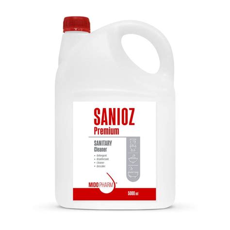 Desinfectante para superficies SANIOZ PREMIUM MidoPharm líquido