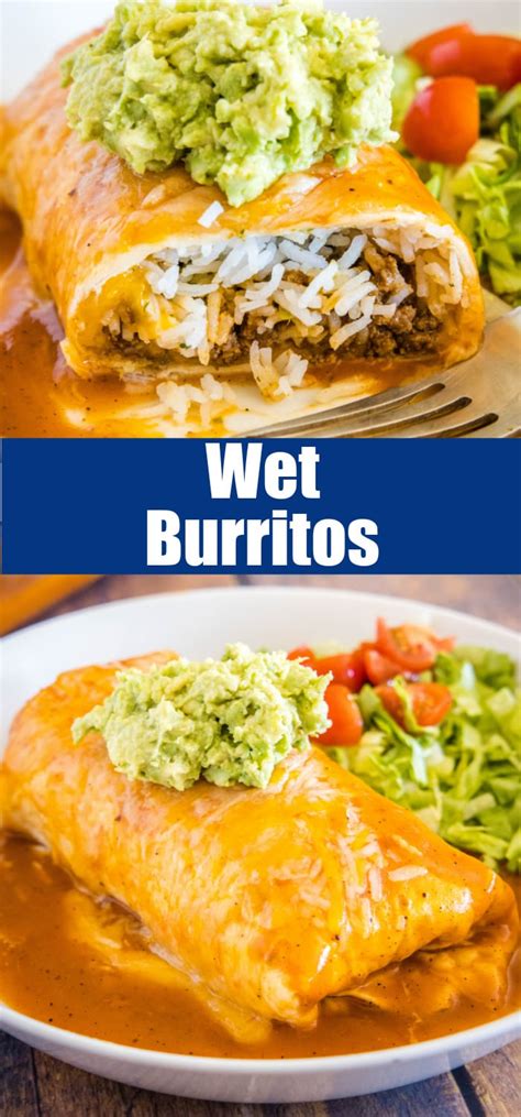 Easy Wet Burritos Recipe Dinners Dishes And Desserts