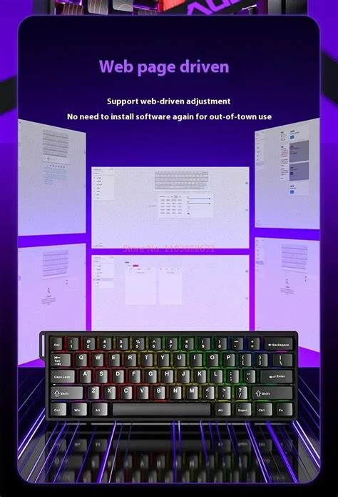 Aula Win Win He Magnetic Switch Keyboard K Rgb Hot Swap Wired Keyboard Hz Polling Rate