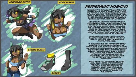 Peppermint Reference Sheet By KiroXIII Hentai Foundry