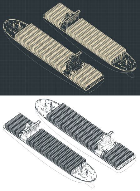 Ship Blueprint Illustrations, Royalty-Free Vector Graphics & Clip Art ...