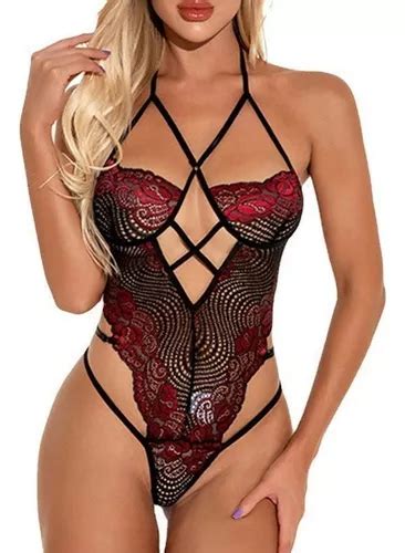 Conjunto Sexy De Bikini Encaje Para Mujer Interior Pijama Meses sin interés