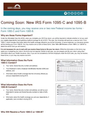 Fillable Online Web Uncg Coming Soon New Irs Form C And B In