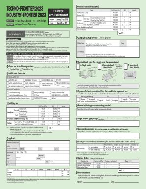 Fillable Online Exhibitor Application Form Fax Email Print Pdffiller