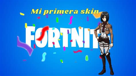 Comprando Mi Primera Skin En Fornite Random Youtube