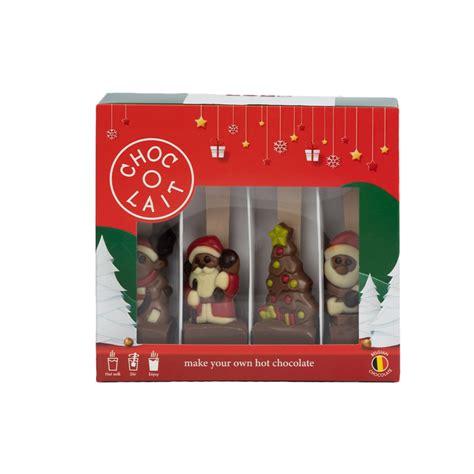 Christmas Hot Chocolate Gift Set Mome Choc O Lait Spoon Christmas X G