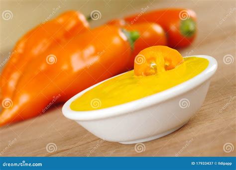 Hot Sauce Made Of Peruvian Aji Stock Image Image Of Horizontal White 17933437