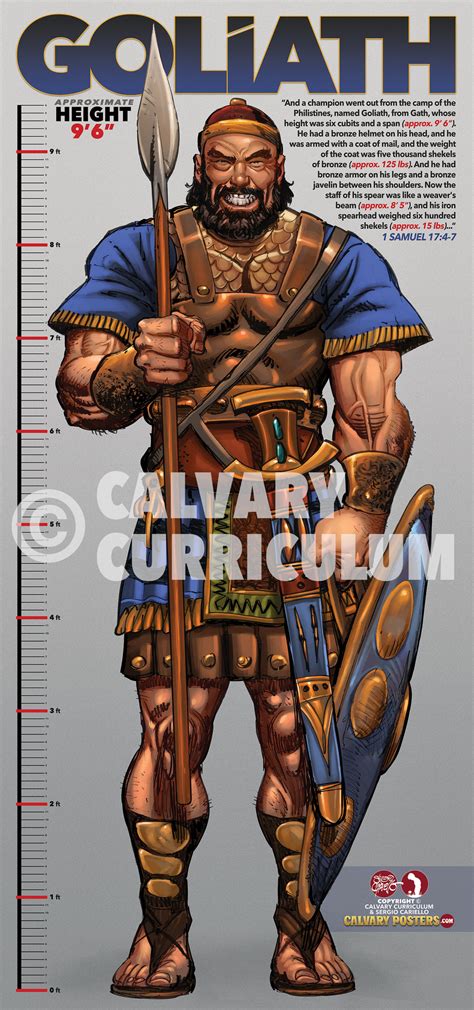 goliath      life size calvary posters