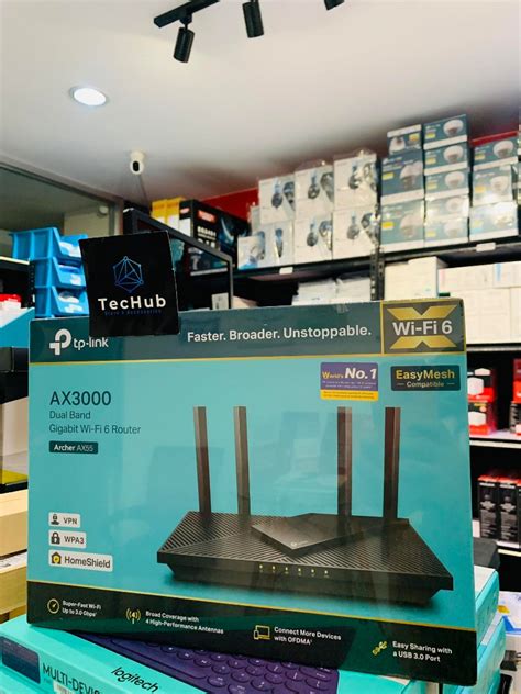 TP-Link Archer AX55 AX3000 Dual Band Gigabit WiFi 6 Router, Computers ...