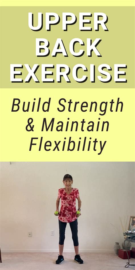 Upper Back Exercises For Seniors - Fitness With Cindy