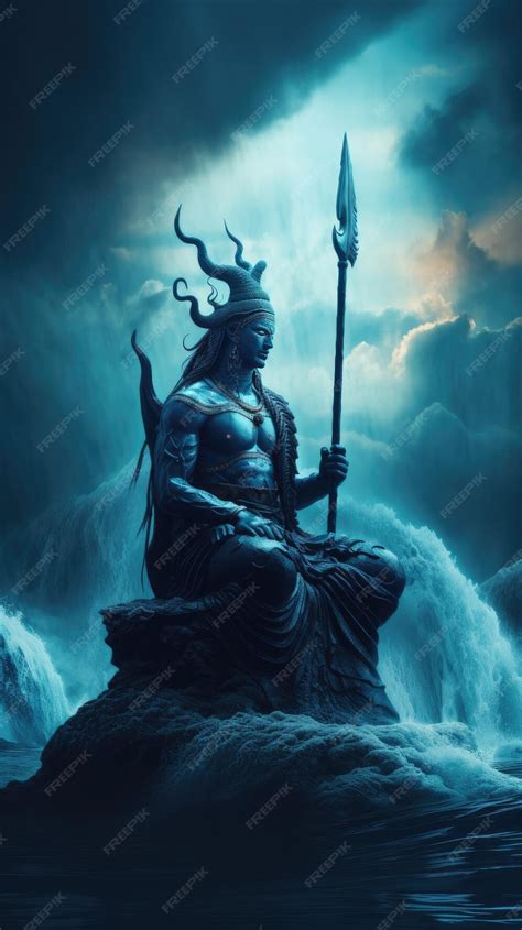 Premium Ai Image The Sea God Of The Sea