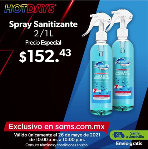Sams Club Horas Extraordinarias Hot Days 26 De Mayo 2021