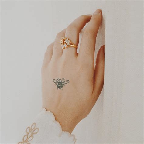 Honey Bee Semi Permanent Tattoo Not A Tattoo