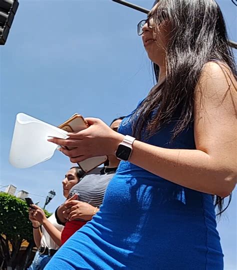 Oc Latina Chick Cute And Sexy In Tight Blue Dress Ass Forum