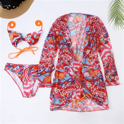 Women Clothing Sexy Swimwear Cover Up High Quality Bathing Suits Pieces Bikini Set Buy