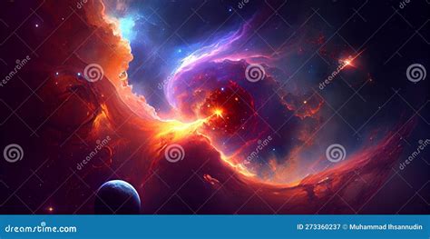 Galaxia De Fondo Espacial Galaxia Fondo Estelar Nebulosa Cósmica Y