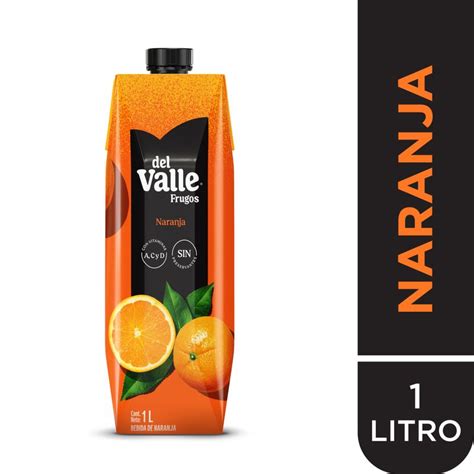 Bebida Frugos Del Valle Sabor Naranja 1 Lt Caja Tottus Perú