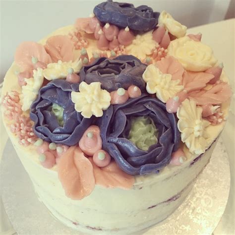 Naked Floral Cake Inch Barbaracakes