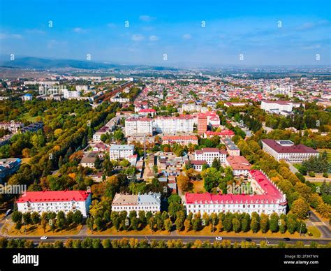 nalchik aerial panoramic view nalchik   capital city   kabardino balkarian republic