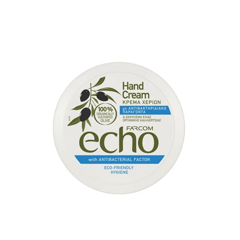 Hand Cream With Olive Extract And Antibacterial Factor Echo Farcom