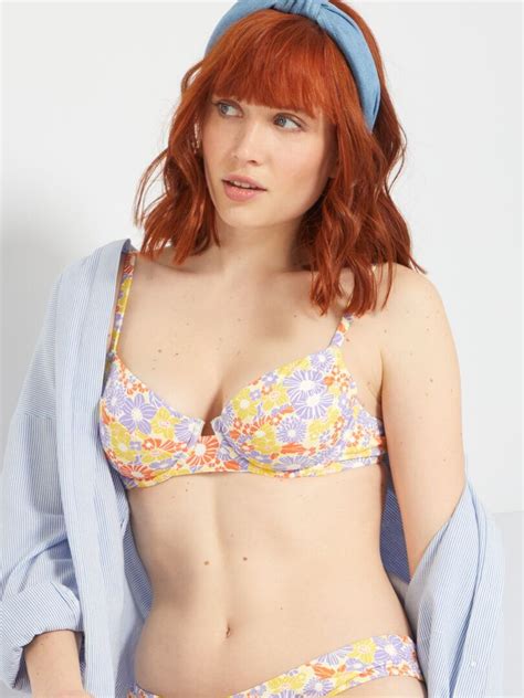 Sujetador De Bikini Estampado AMARILLO Kiabi 14 00