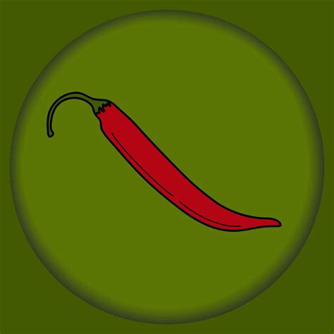 Hot Chilli Pepper On Paper Cut Background Traditional Mexican Food Seasoning Latin American