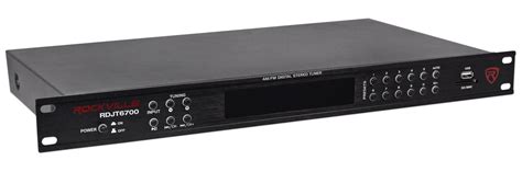 Amazon.com: Rockville RDJT6700 Rack Mount Digital AM/FM Radio Tuner ...