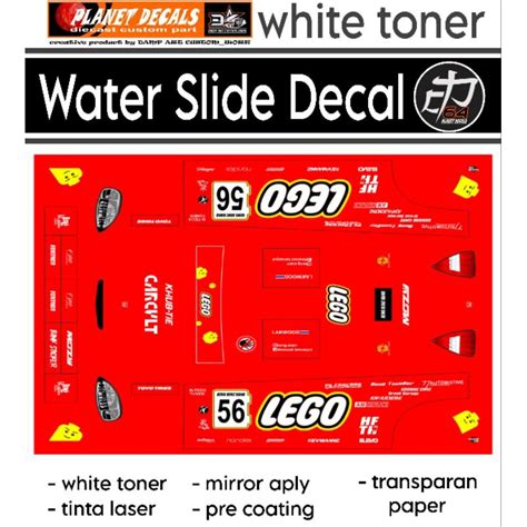 Decal Hot Wheels Honda Civic Ek LEGO White Toner Shopee Singapore