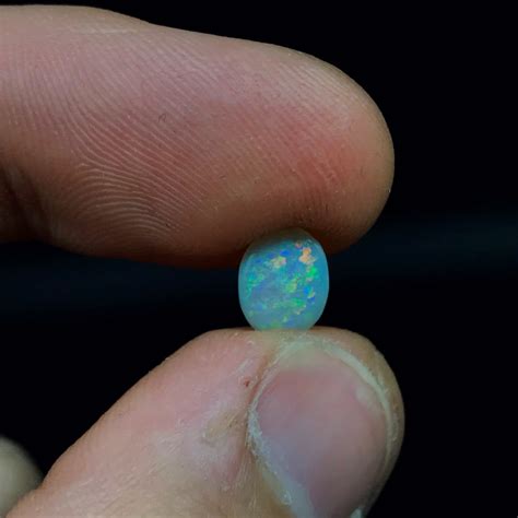 09ct Australian Coober Pedy Dark Crystal Opal Cp5 Etsy