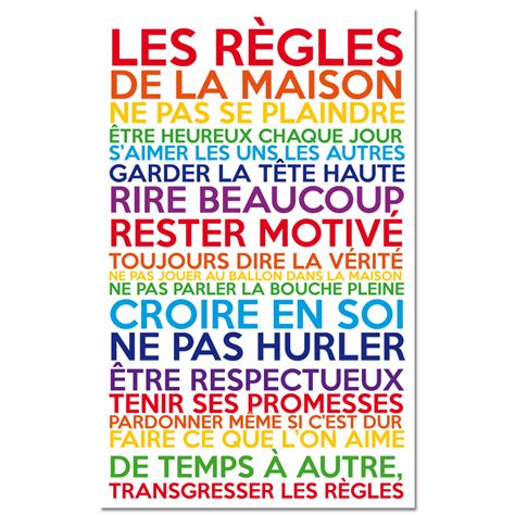 Les R Gles De La Maison Les R Gles De La Maison Poster Mathilde Cabanas