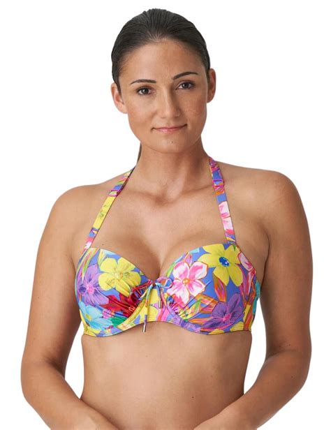 Prima Donna Swim Sazan Padded Balcony Bikini Top Belle Lingerie