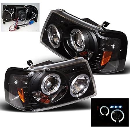 Amazon Spec D Tuning Jet Black Led Strip Projector Headlights