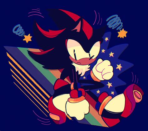 shadow  hedgehog artwork