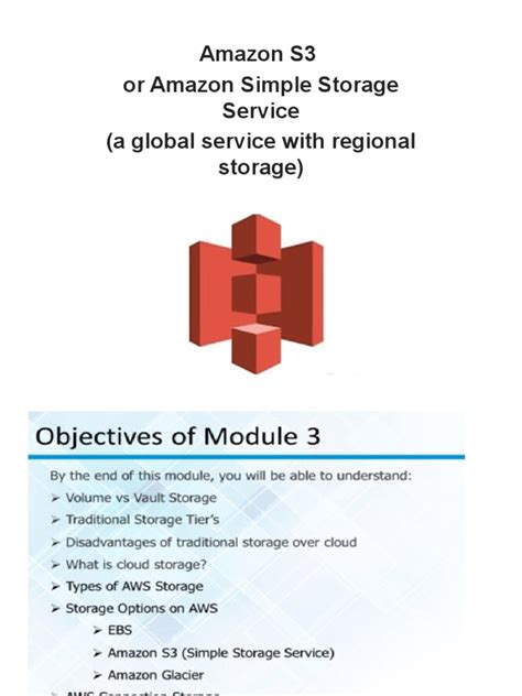 Amazon S3 Or Amazon Simple Storage Service A Global Service With